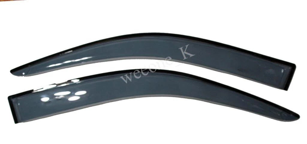 2 x Front Door Windshield Air Guards for Isuzu Rodeo D-Max (2002-2011)