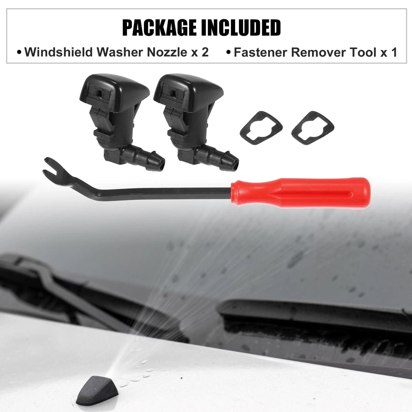 5 x Front Windshield Washer Nozzle for Toyota Tacoma (2000–2004)
