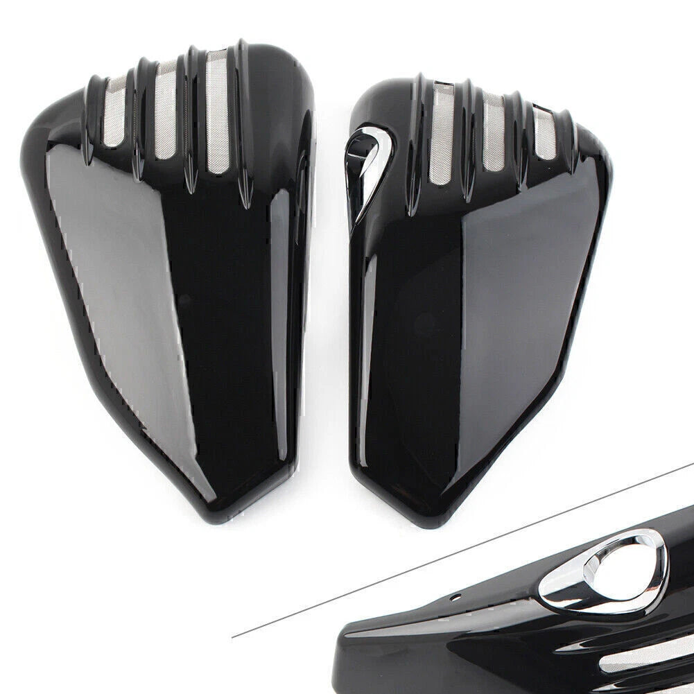 Black Battery Side Covers for Harley Davidson Sportster 1200 (2014-2021)
