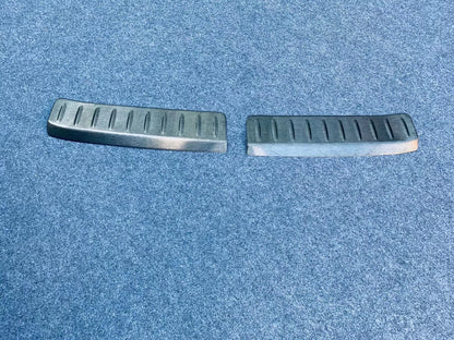 Black Inner Bumper Protector Scuff Plate Cover for Toyota Harrier Venza (2020-2024)
