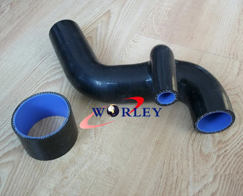 Black Silicone Intercooler Hose for Subaru WRX GC8 (1992-1995)