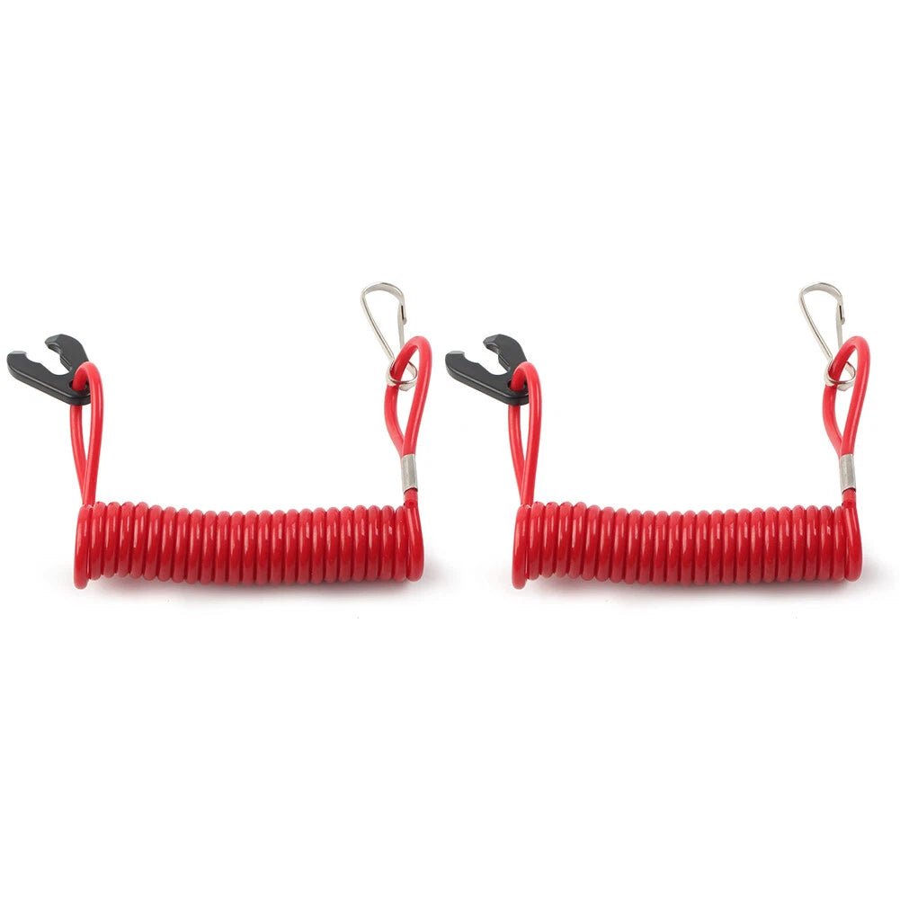 Outboard Kill Switch Lanyard Emergency Stop for Yamaha Evinrude