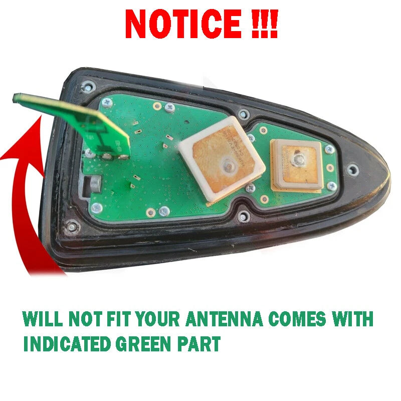 Ebony Shark Fin Roof Antenna Cover for 2015-19 Hyundai Sonata & Elantra