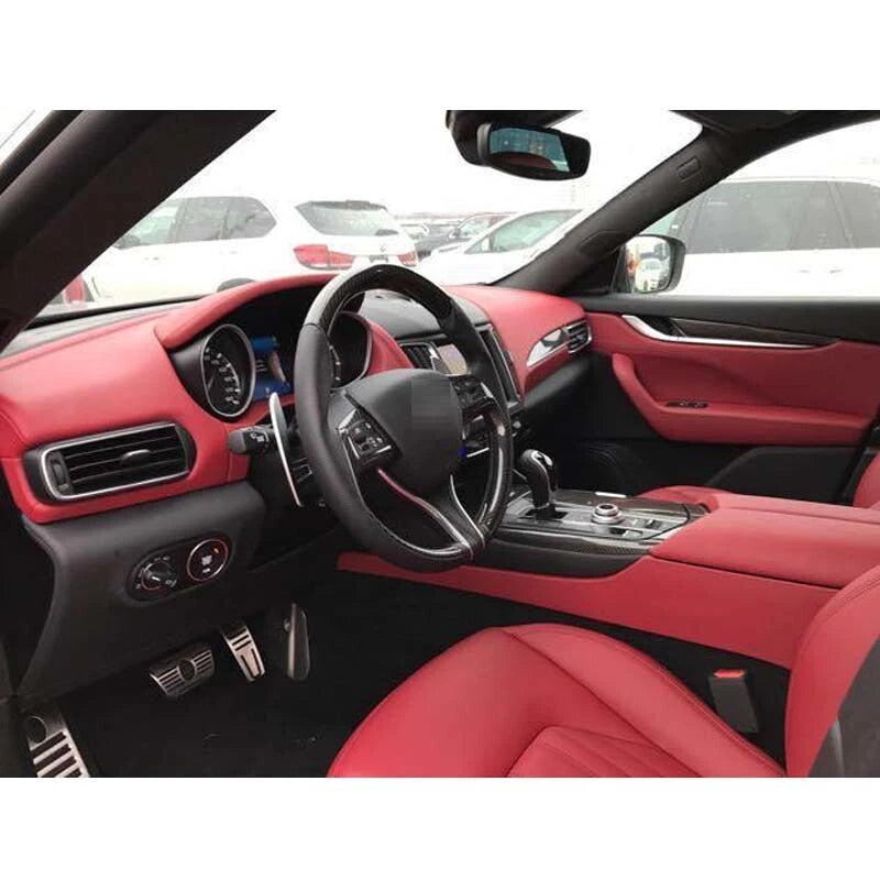 Carbon Fiber Interior Decoration Full Set Cover Trim for Maserati Levante 16-23