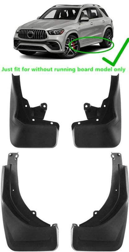 4PCS Splash Guards Mud Flaps Fender for Mercedes Benz GLE AMG GLE53 (2019–2024)