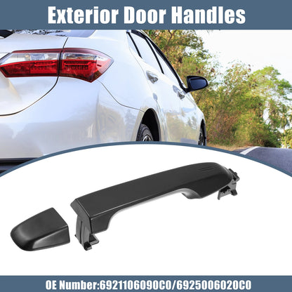 Exterior Door Handles / 2 x / Rear Left and Right for Toyota Camry (2012–2017)