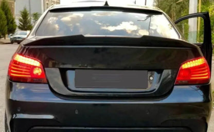 ABS Gloss Black PSM Style Rear Spoiler for BMW E60 5 Series Sedan (2003-2010)
