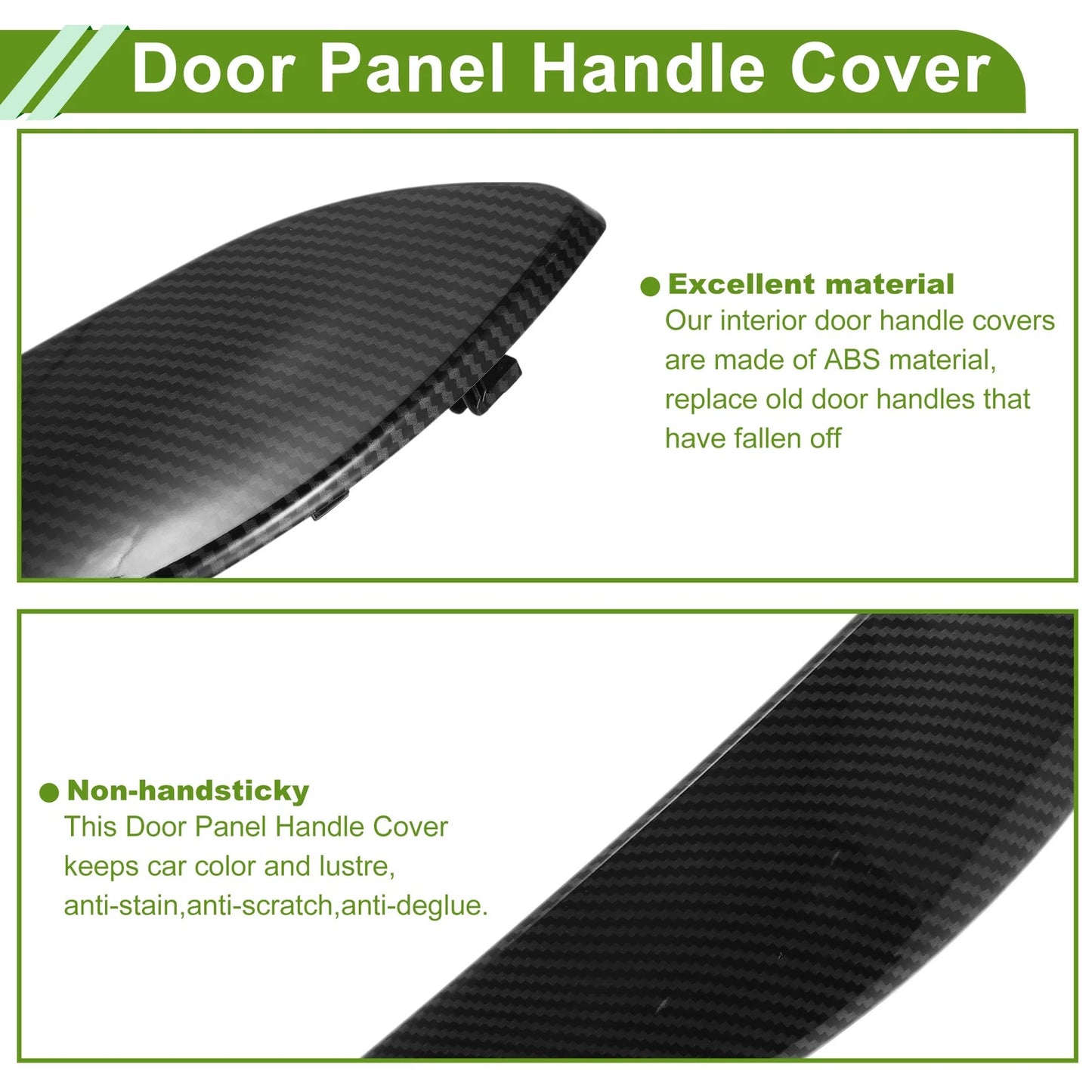 Door Panel Handle Pull Trim Cover ABS for BMW 3 Series (2012 - 2018)