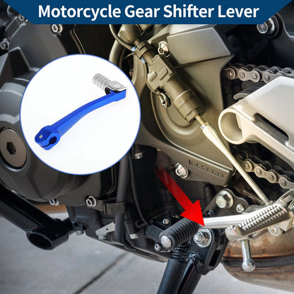 Shifter Lever for Bosuer 125 Blue Silver Tone Head