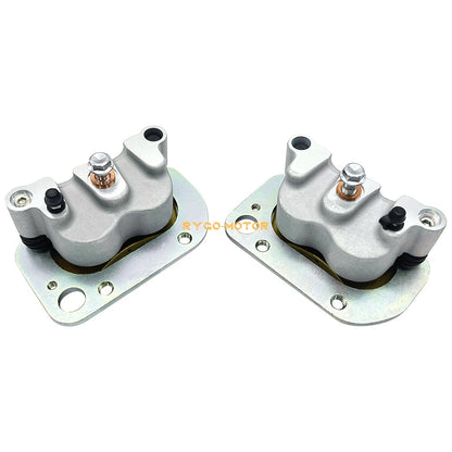Front Brake Calipers & Pads for Polaris Ranger 500 570 700 Crew XP (2008–2022)