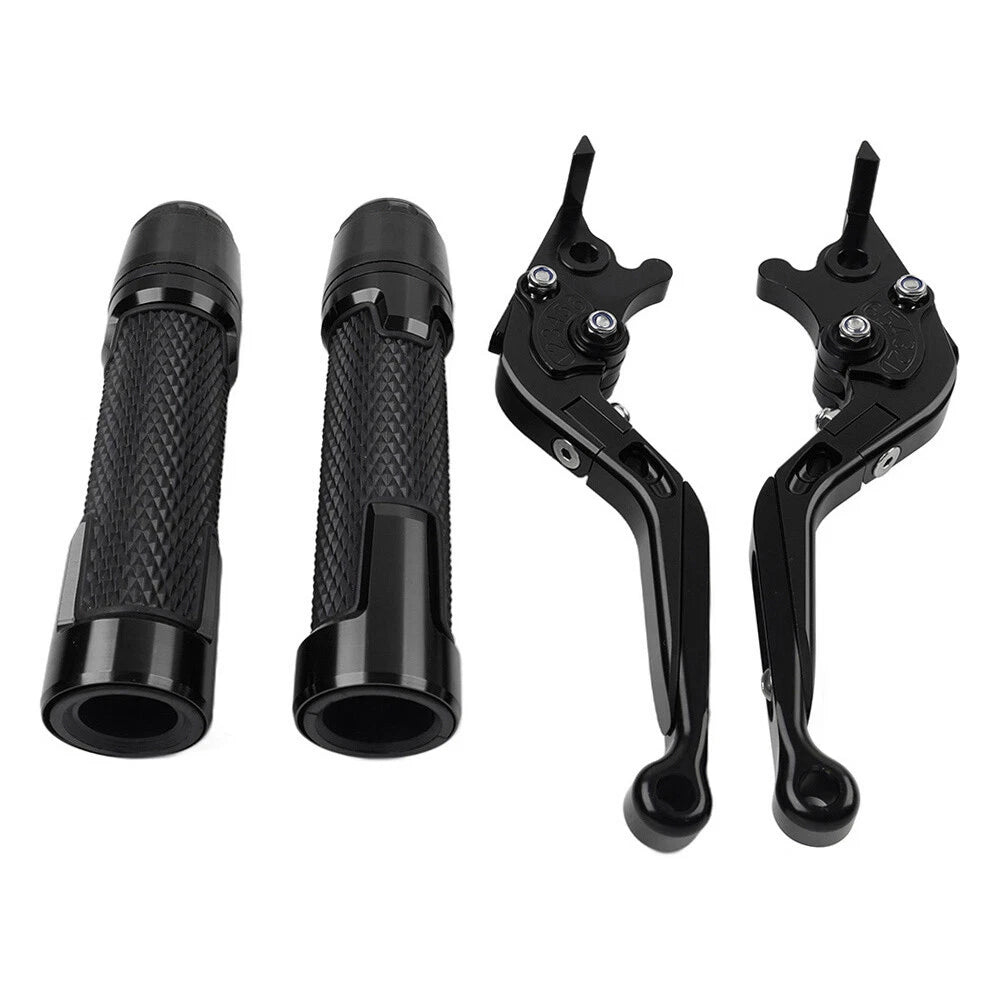 Black Extendable Brake Clutch Lever Grip for Honda CB1000R CBR1000RR (2008-2023)
