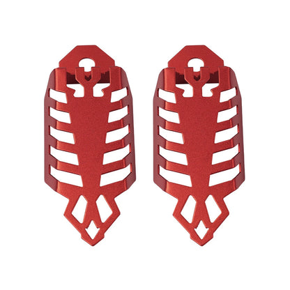 Universal Fork Dust Shock Absorber Spring Covers for Motorcycle ATV Red