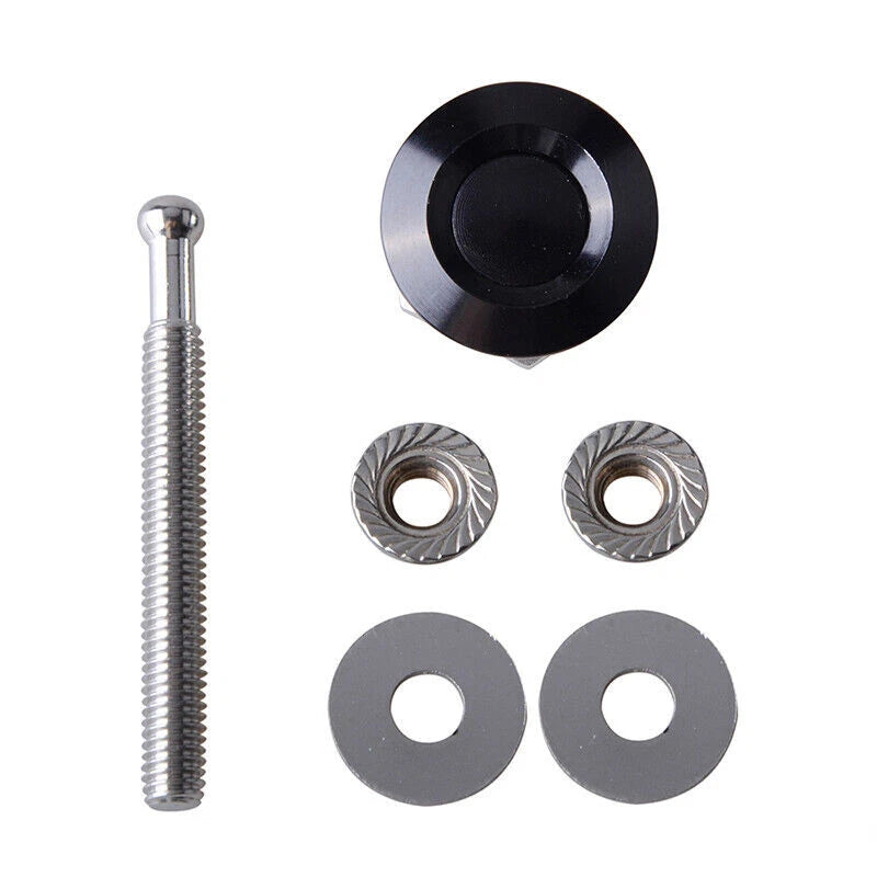 Quick Release Hood Bonnet Pins Lock Clip Kit for Car Bumper (Fits Most Models)