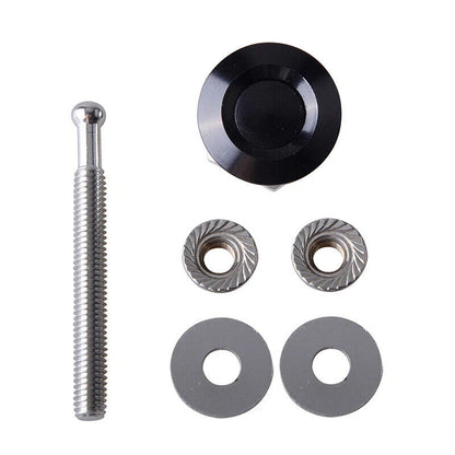 Quick Release Hood Bonnet Pins Lock Clip Kit for Car Bumper (Fits Most Models)