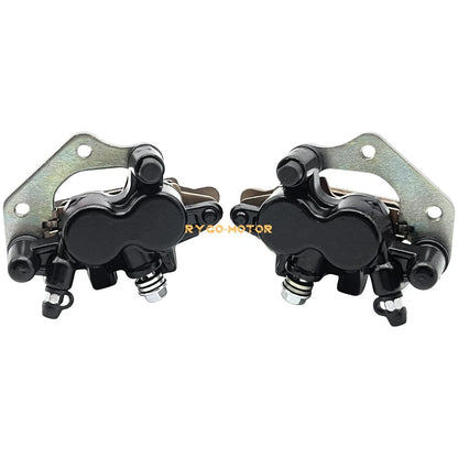 2 x Front Left & Right Brake Calipers & Pads for Kawasaki KFX700 (2004–2011)