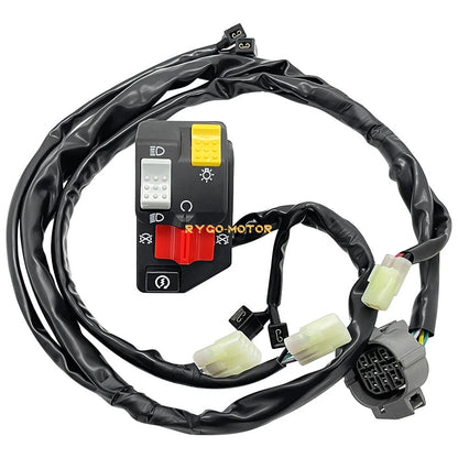 Handlebar Start Headlight Kill Switch for Honda TRX300X (2007–2009)