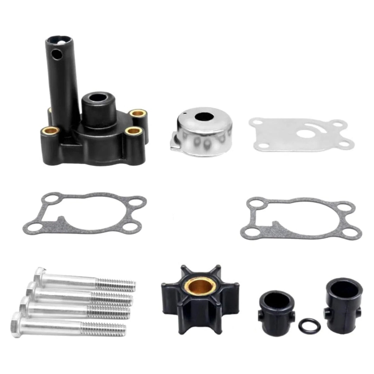 Outboard Water Pump Rebuild Kit w/ Housing for Johnson Evinrude 4-8 HP