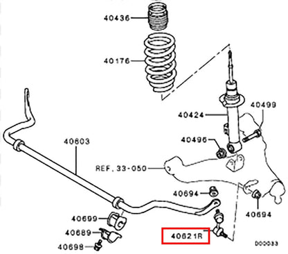 RH Stabilizer Link for Mitsubishi Pajero Sport (2008-2014)