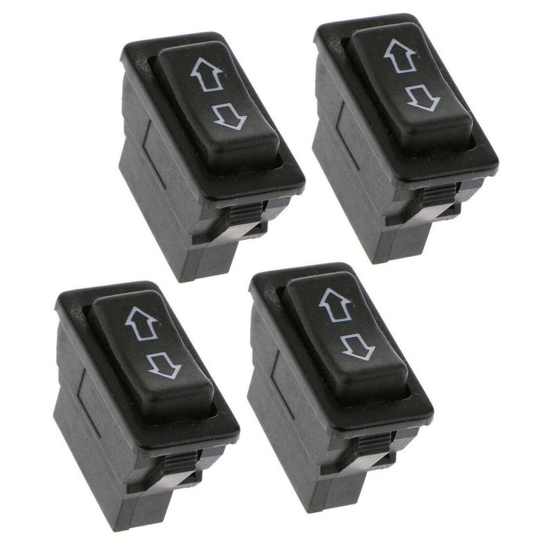 12V ON/OFF SPST Momentary Power Window Rocker Switch for Universal (N/A)