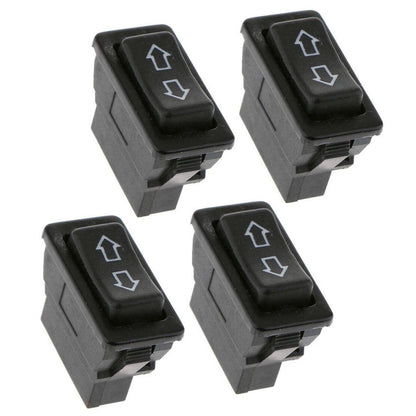 12V ON/OFF SPST Momentary Power Window Rocker Switch for Universal (N/A)