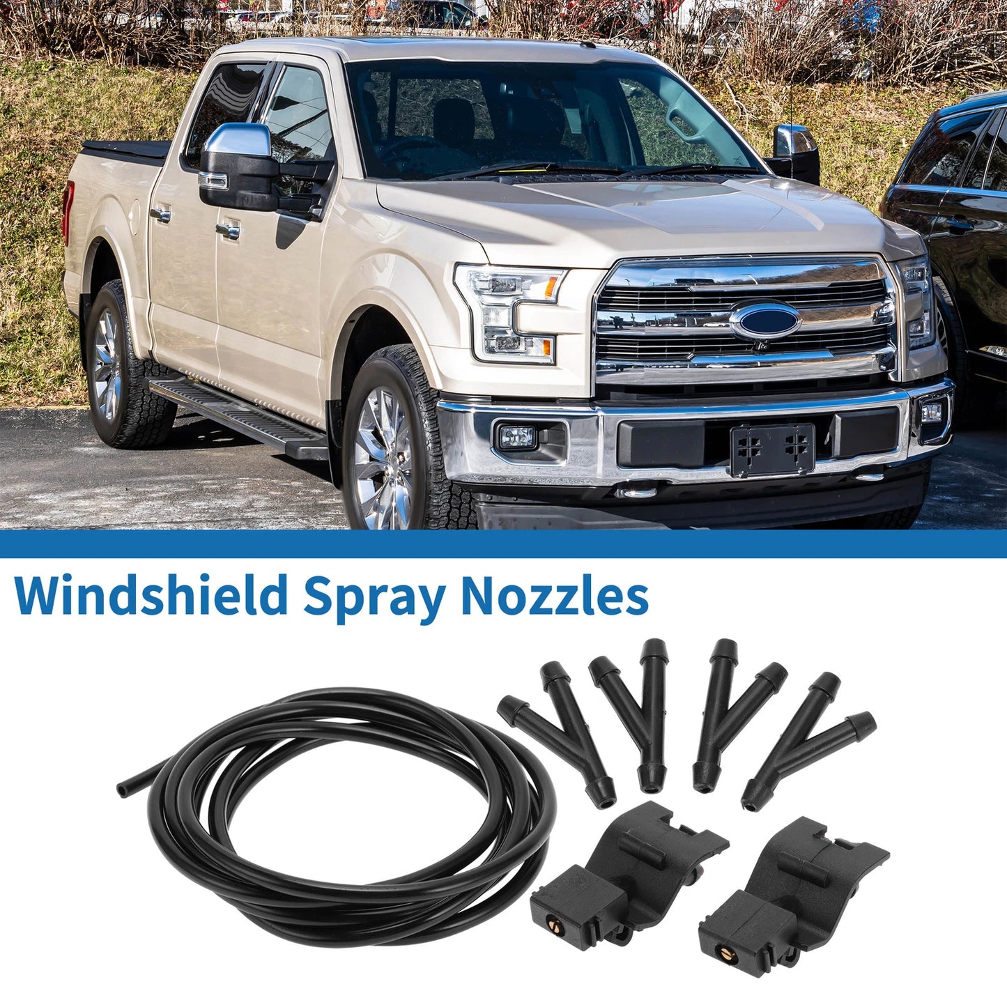 Front Windshield Washer Nozzles  for Toyota 4Runner (2009-2018)