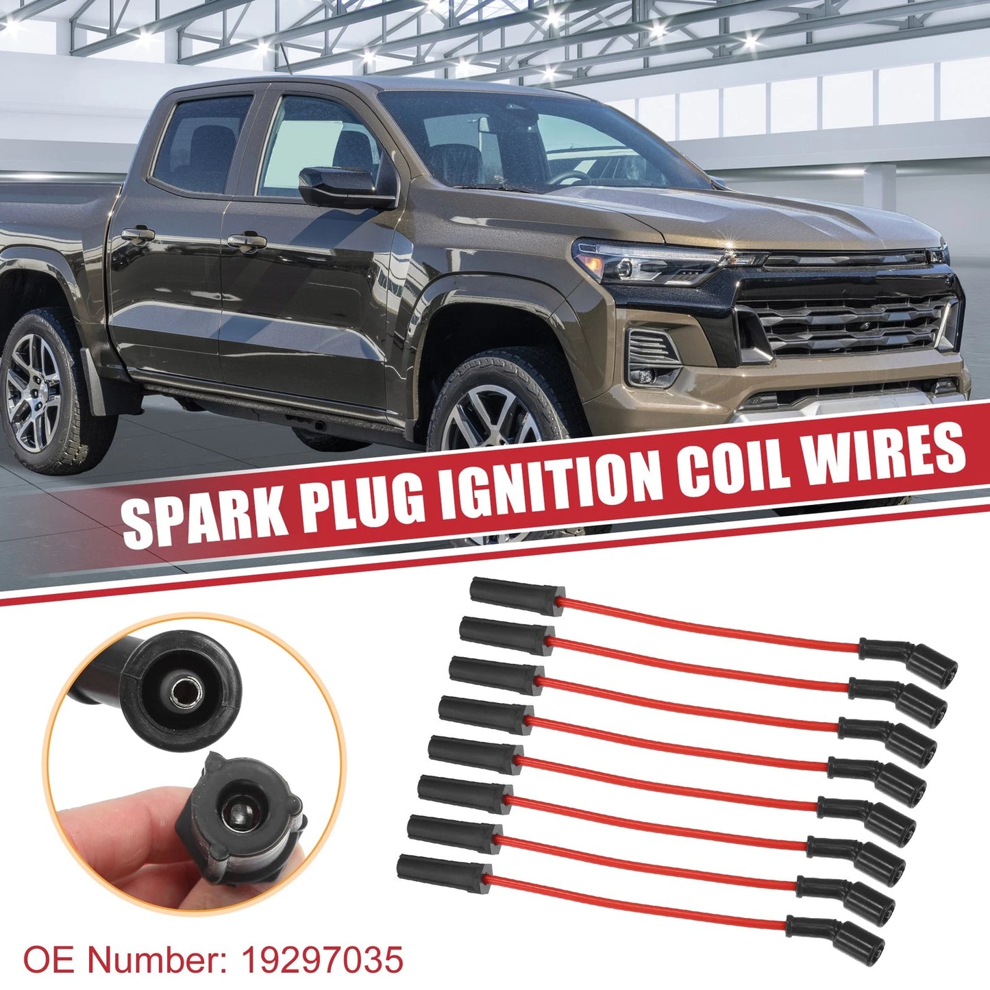 8 x Spark Plug Wire Ignition Coil Cable for CHEVROLET Avalanche