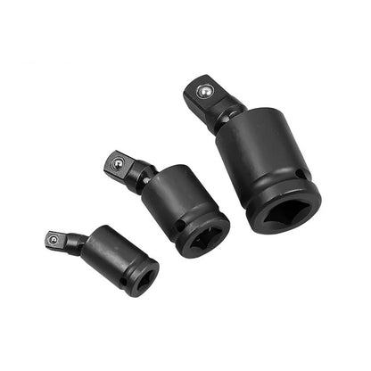 Extensions 1/2 3/8 1/4 Socket Joint Set Wobble Swivel