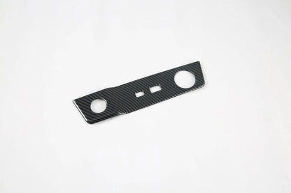 Carbon Fiber Console Cigarette Lighter Panel Cover for Nissan Rogue (2021-2023)