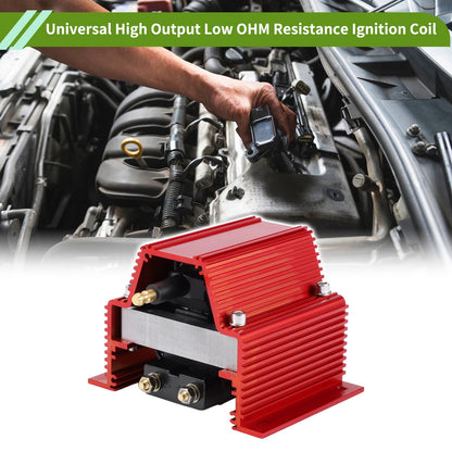 High Output V8 Ignition Coil for Chevy Ford Olds Pontiac Red