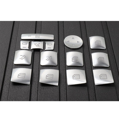 Car Window Switch Buttons Cover Trim Sticker fit for Tesla Model X  2016-2019