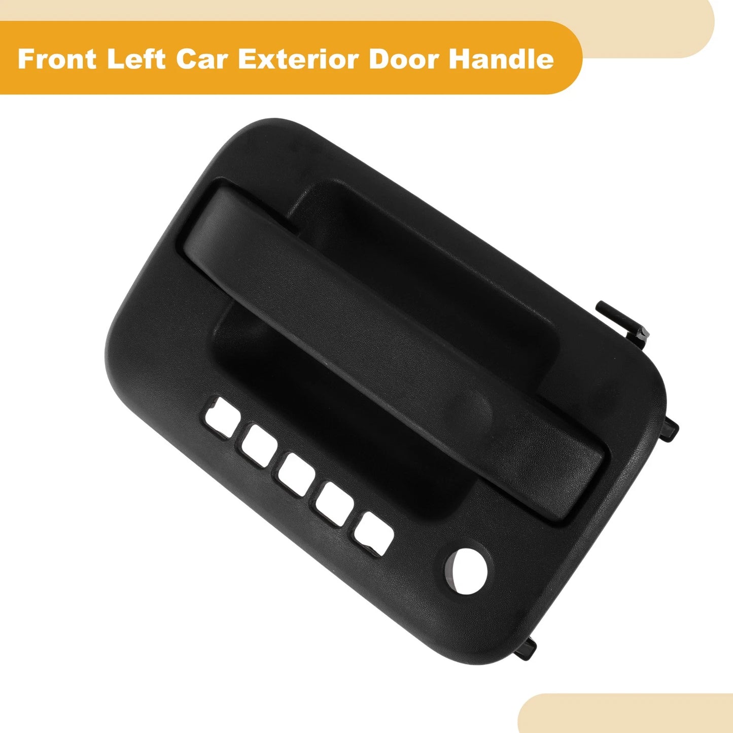 Front Left Exterior Door Handle for Ford F150 (2004-2014) Black