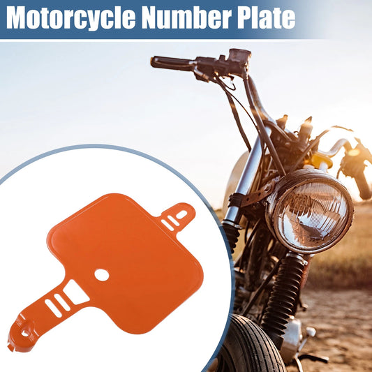 Number Plate for Honda XR CRF XR50 CRF50 50cc 70cc Orange