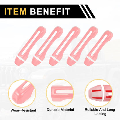 Door Tailgate Handle Cover for Jeep Gladiator JT (2020-2021) - 1 Set Pink