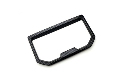 Carbon Fiber Rear Water Cup Holder Frame Cover for 2024-2025 Toyota Tacoma