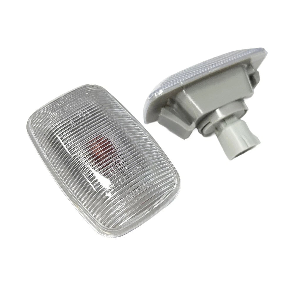 Clear Front Side Marker Flasher Lights for Toyota Land Cruiser 100 90 70 Hilux