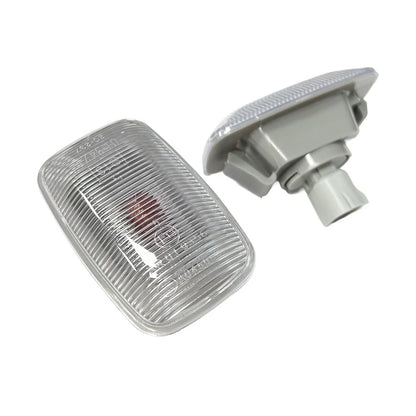Clear Front Side Marker Flasher Lights for Toyota Land Cruiser 100 90 70 Hilux
