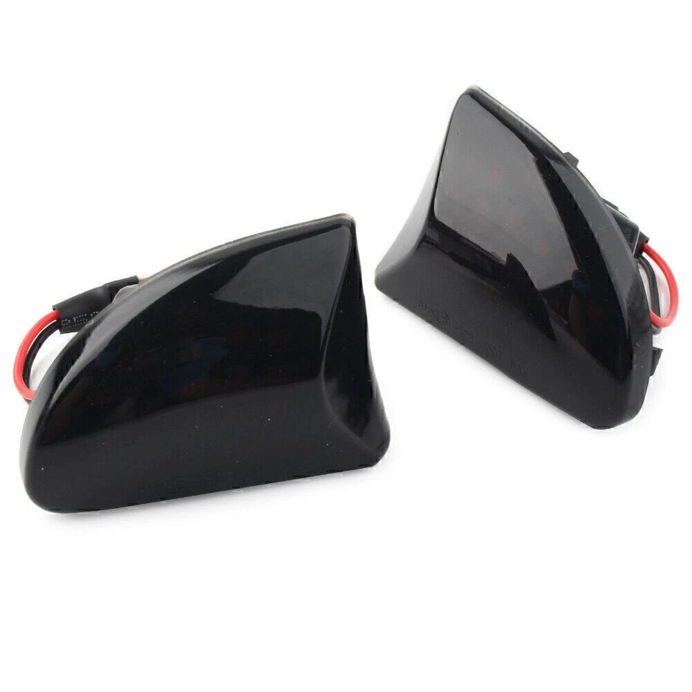 Amber LED Sequential Dynamic Black Side Marker Light for Smart Fortwo W451 (2007-2014)