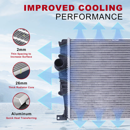 Engine Cooling Radiator for Audi BMW 1 3 4 X5 X6 Series (2012-2020)