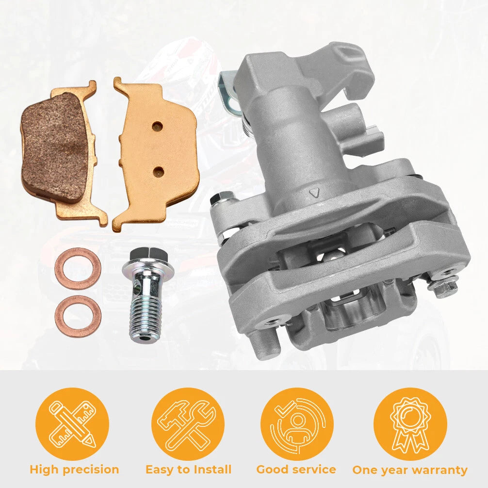 Rear Brake Caliper & Sintered Pads for Honda Rubicon 500/520 TRX500/520 FA/FM