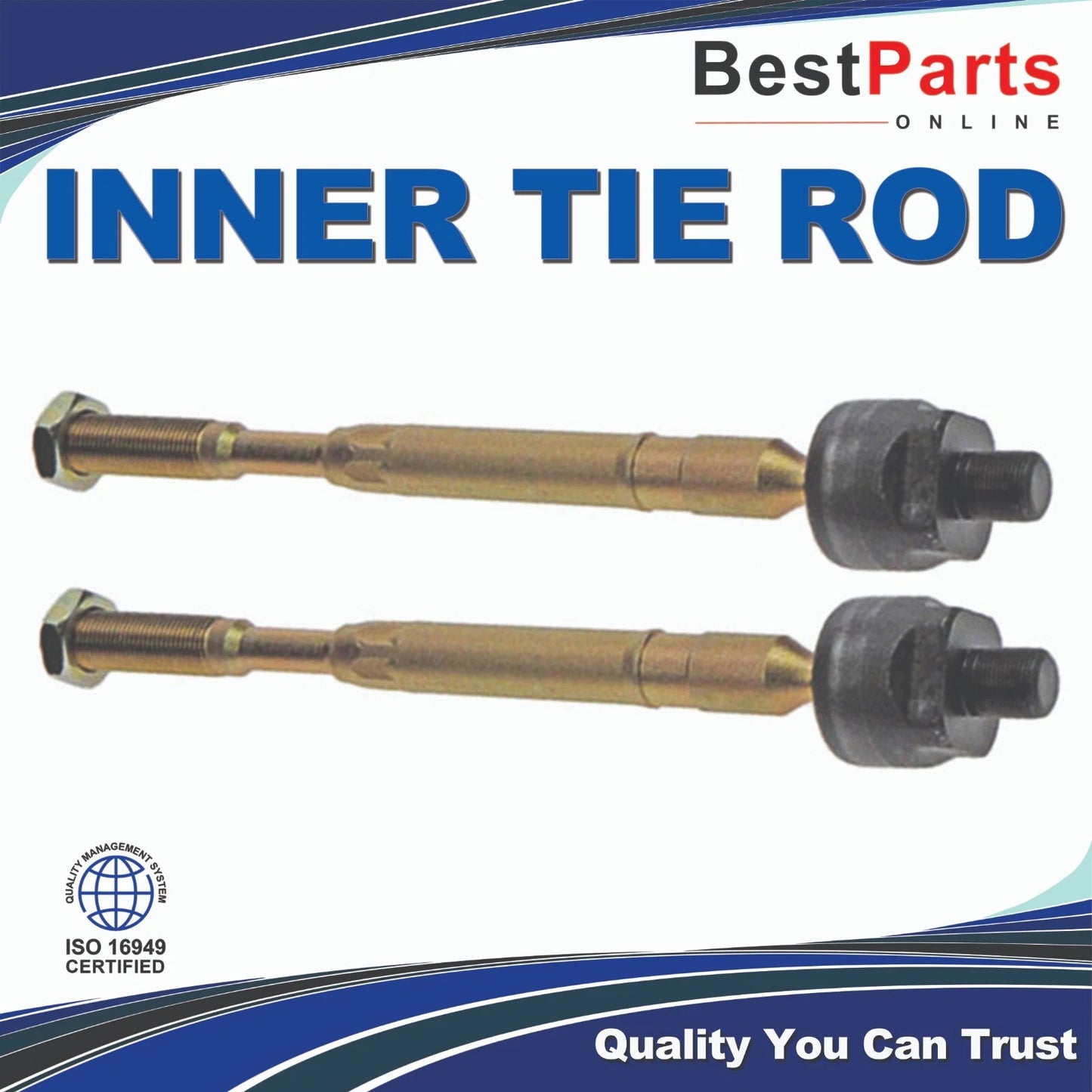 Steering Inner Tie Rod End 2 x for Nissan Murano (2003–2004)