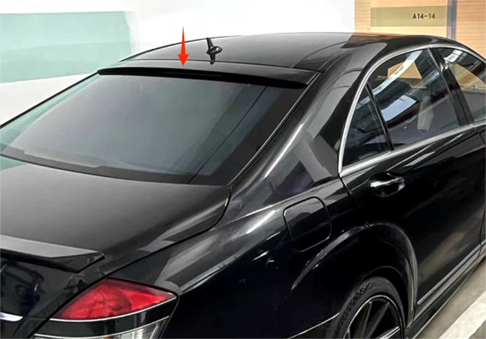 Unpainted Roof Spoiler Wing for Mercedes Benz S-Class W221 (2007-2013)