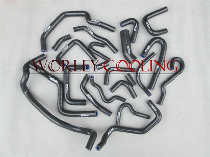 22 x Silicone Radiator Hoses for Nissan Silvia/180SX/200SX S13 (1989-1994)