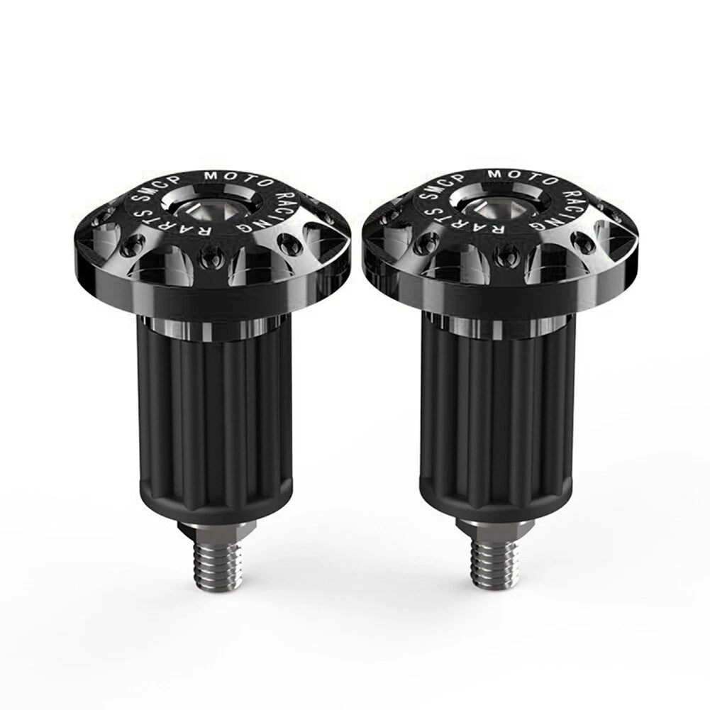 7/8" Motorcycle Dirt Bike Handlebar Grip End Cap Plug Slider - Black