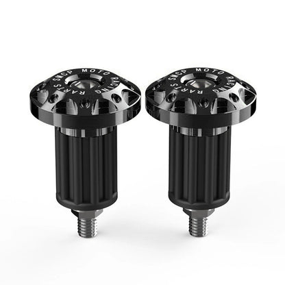 7/8" Motorcycle Dirt Bike Handlebar Grip End Cap Plug Slider - Black