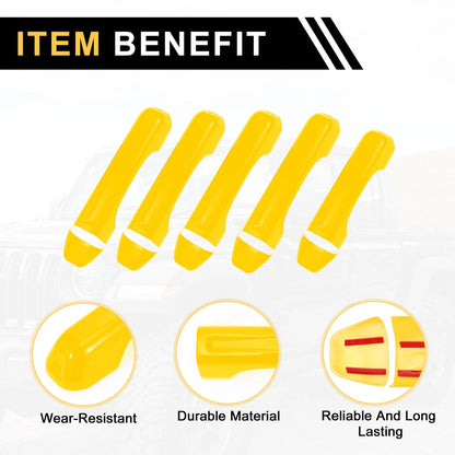 Door Tailgate Handle Cover for Jeep Gladiator JT (2020-2021) - 1 Set Yellow