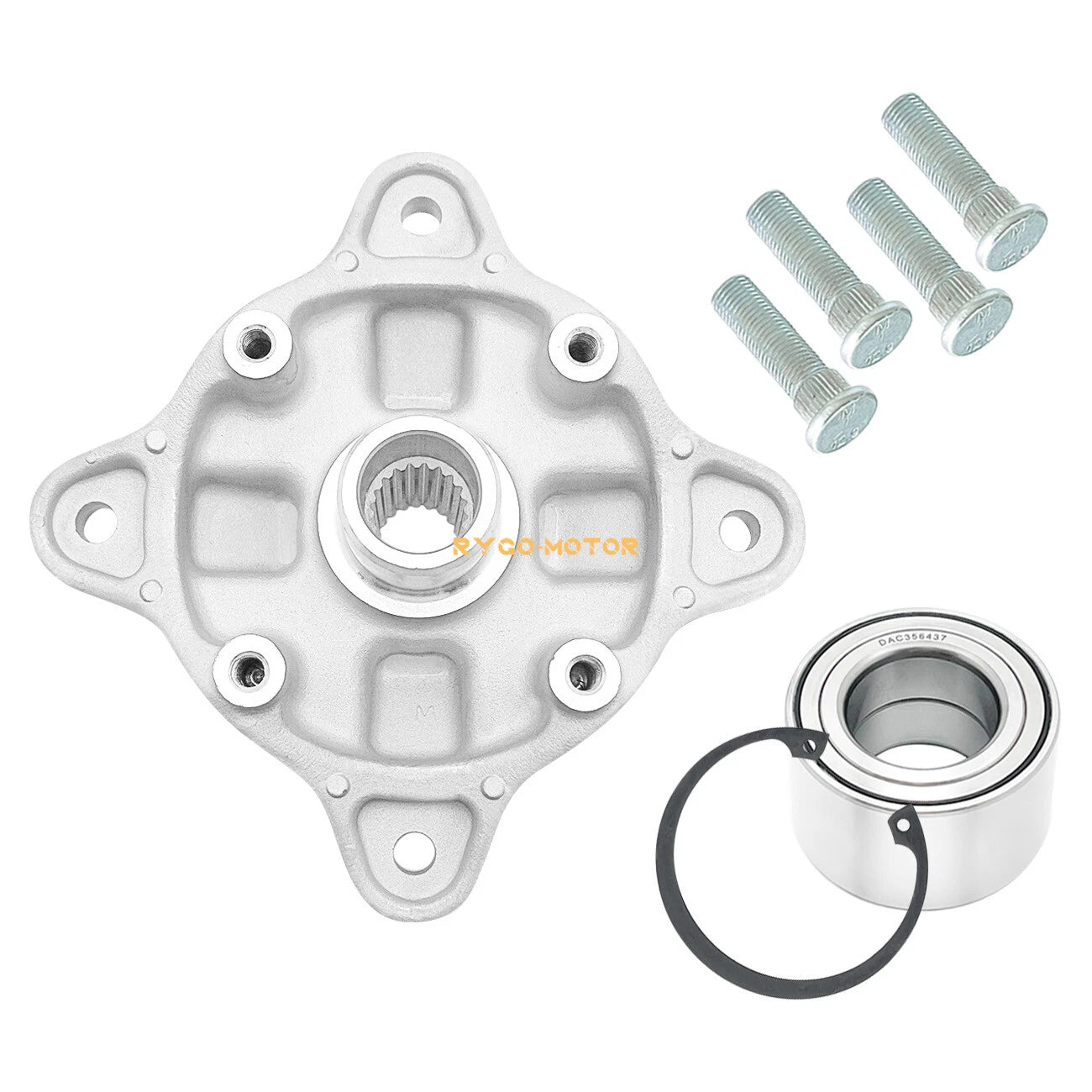 Front Wheel Hub & Bearing & Studs / for Polaris Sportsman X2