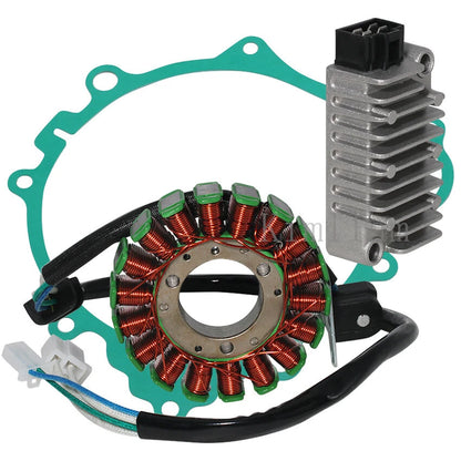 Stator Coil, Regulator Rectifier, Gasket for Yamaha TT250R, TT-R250 (1993-2006)