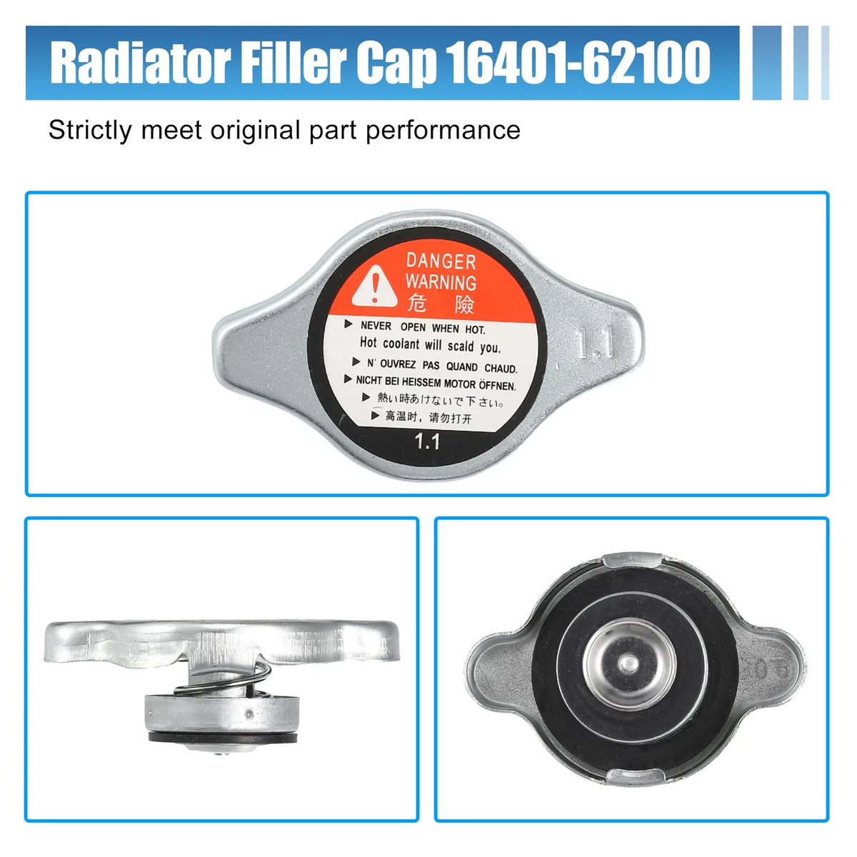 Engine Radiator Coolant Filler Neck for Toyota Lexus (2000-2023)