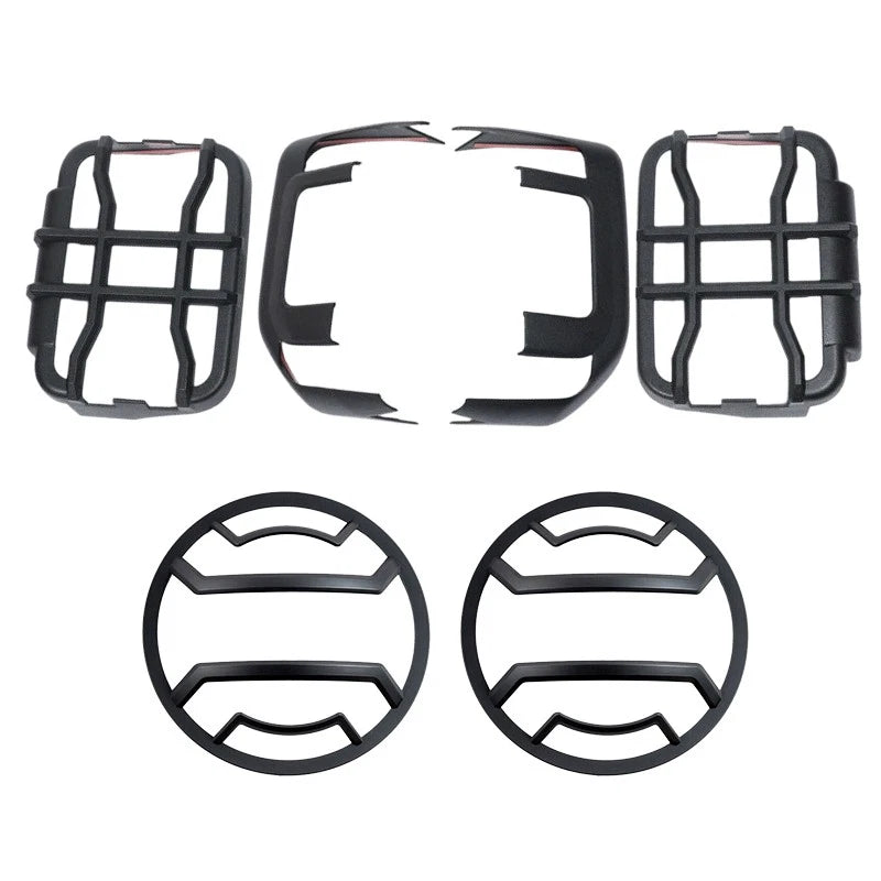 Headlight Lamp Tail Light Bezel Frame for Jeep Gladiator JT (2020-2022)