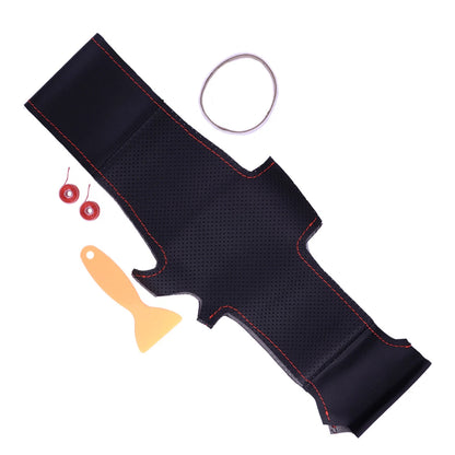 Steering Wheel Cover Wrap for Ford Fiesta MK7 MK7.5 Ecosport (2012-2021)